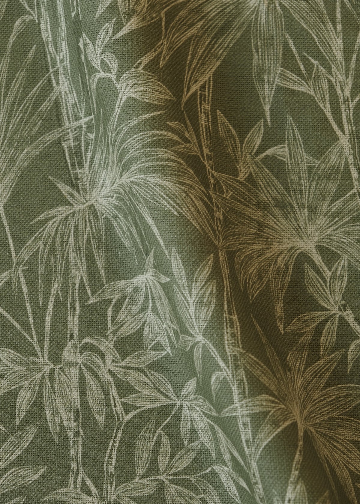 TOSHMOS Oshadhi Moss Kala Fabric by Coordonné - draped