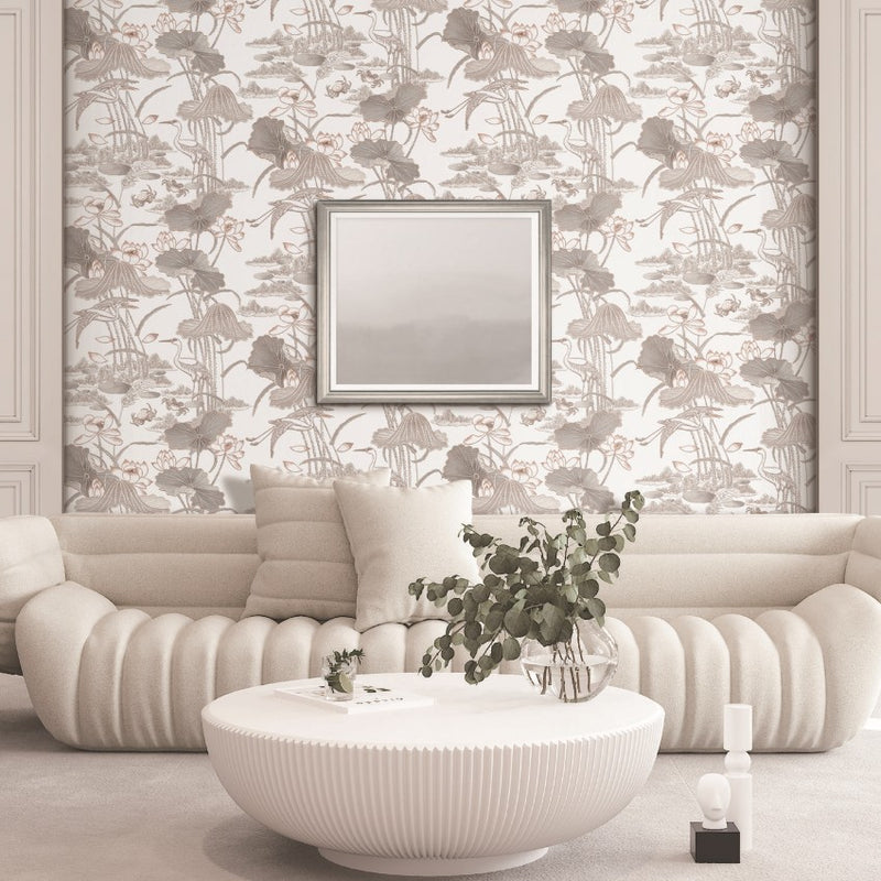 TP422701 Lotus Pond by Wallpaper by Design ID