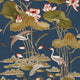 Lotus Pond Purple by Wallpaper by Design ID