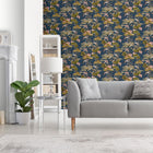 TP422705 Lotus Pond Purple by Wallpaper by Design ID