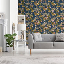 TP422705 Lotus Pond Purple by Wallpaper by Design ID