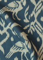 TPAKIND Paksi Indigo Kala Fabric by Coordonné - draped