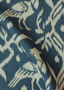 TPAKIND Paksi Indigo Kala Fabric by Coordonné - draped
