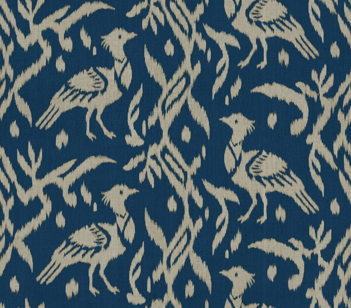 TPAKIND Paksi Indigo Kala Fabric by Coordonné - flat