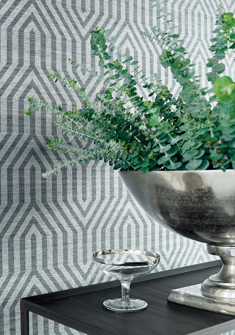 Tribeca Sisal Natural Resource 2 Wallpaper by Thibaut