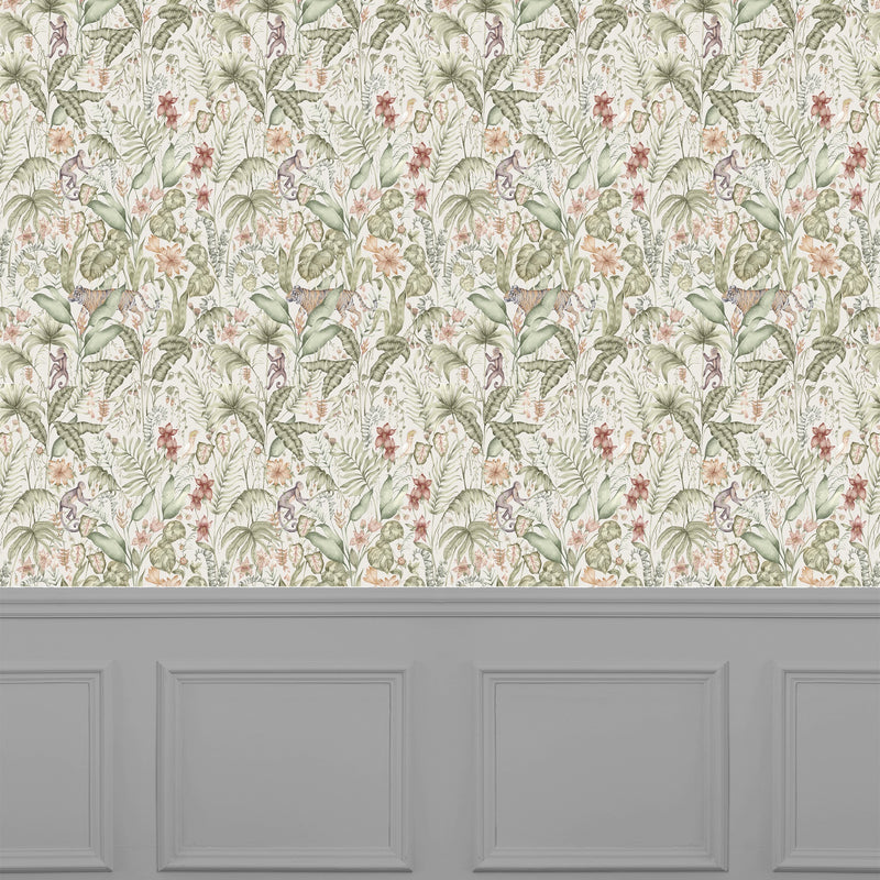 Tropical Utopia Moss Wallpaper by Voyage Maison | TRUTOPI/WPO/MOS
