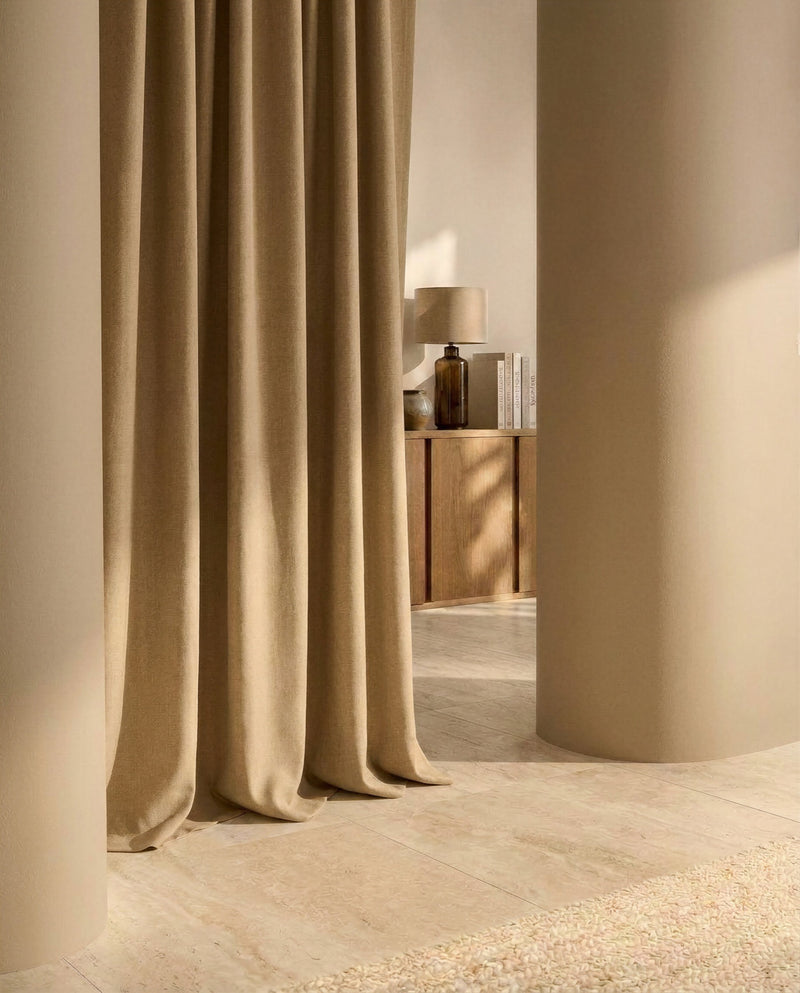 TSARAMB Sarga Ámbar Fabric by Coordonné - room