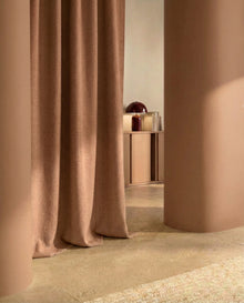 TSARCOR Sarga Coral Fabric by Coordonné - room