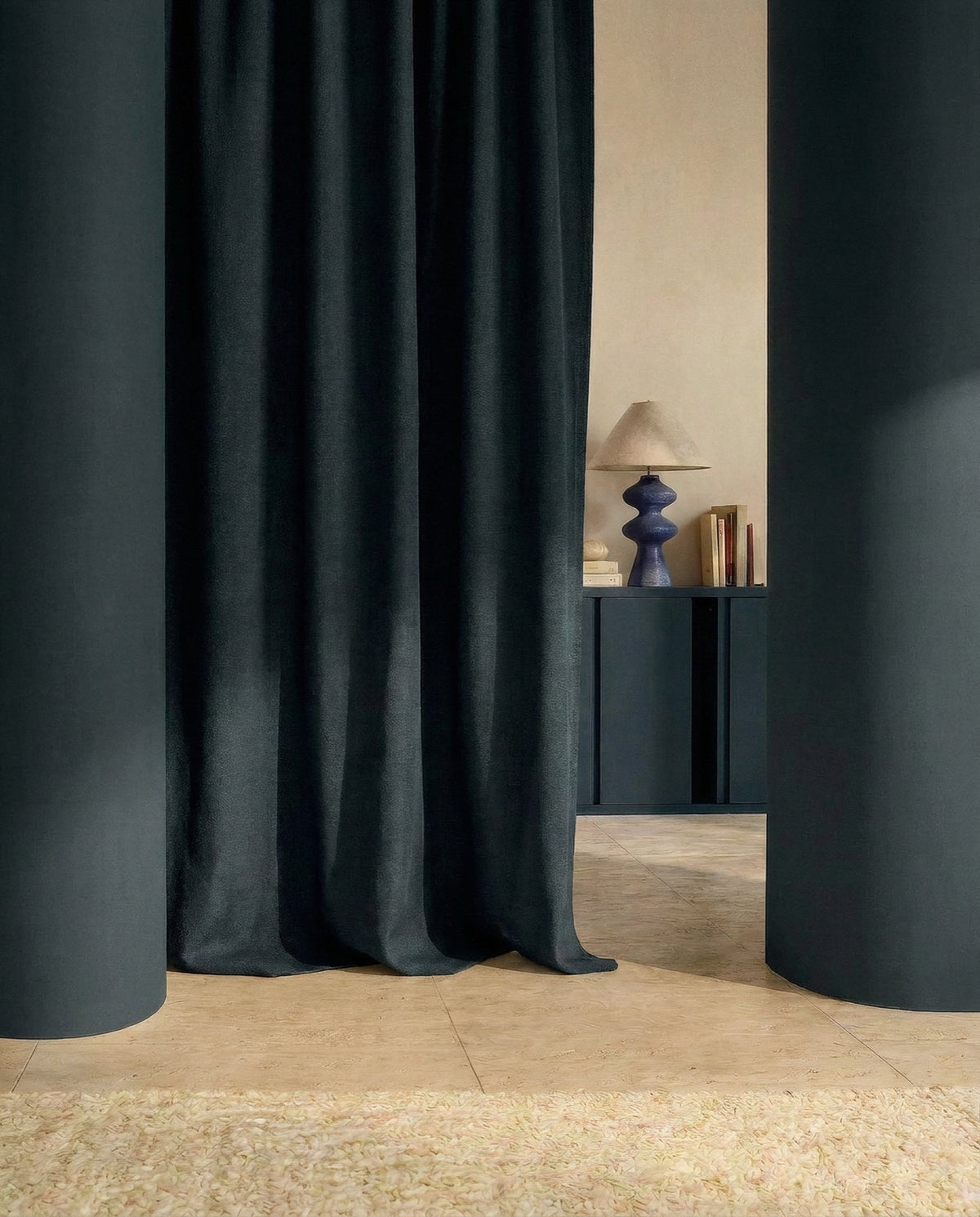 TSARECL Sarga Eclipse Fabric by Coordonné - room