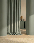 TSARMEL Sarga Melón Fabric by Coordonné - room