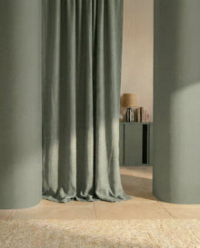 TSARMEL Sarga Melón Fabric by Coordonné - room