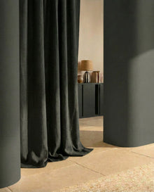 TSARPLO Sarga Plomo Fabric by Coordonné - room