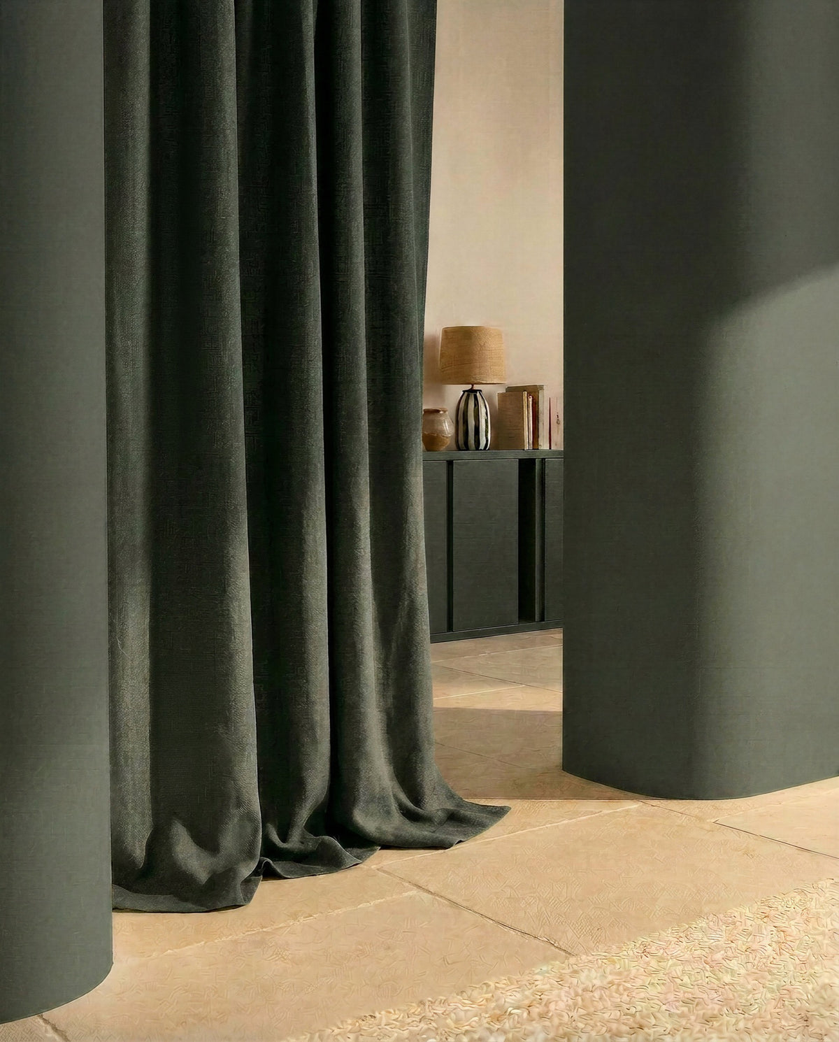 TSARREG Sarga Regaliz Fabric by Coordonné - room