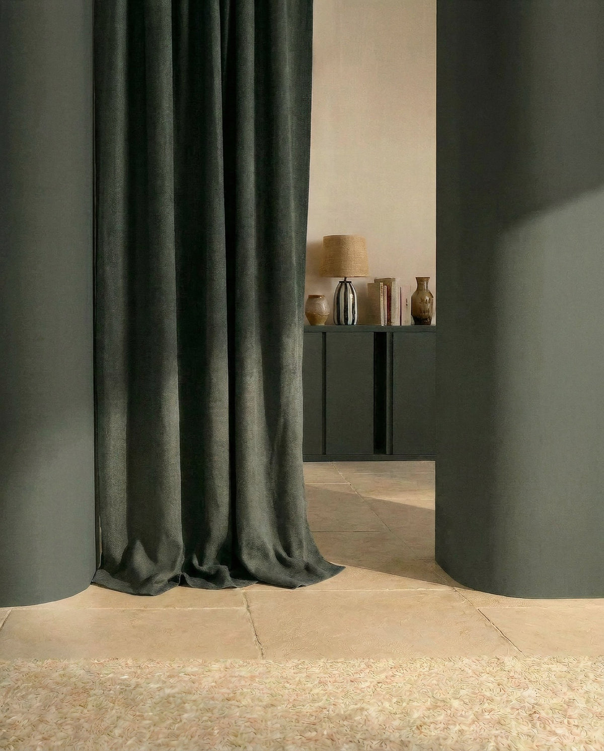 TSARREG Sarga Regaliz Fabric by Coordonné - room