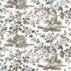 TWW10540 Forest Lodge Brown and White Boxwood Wallpaper by Thibaut