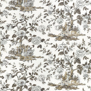 Forest Lodge Brown and White (137 cm) Boxwood Wallpaper by Thibaut