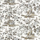 Forest Lodge Brown and White Boxwood Wallpaper by Thibaut