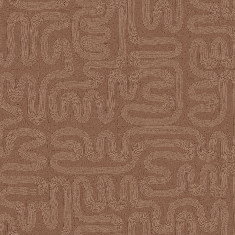 60702 Sarana Tali Mahogany Wallpaper By Arte