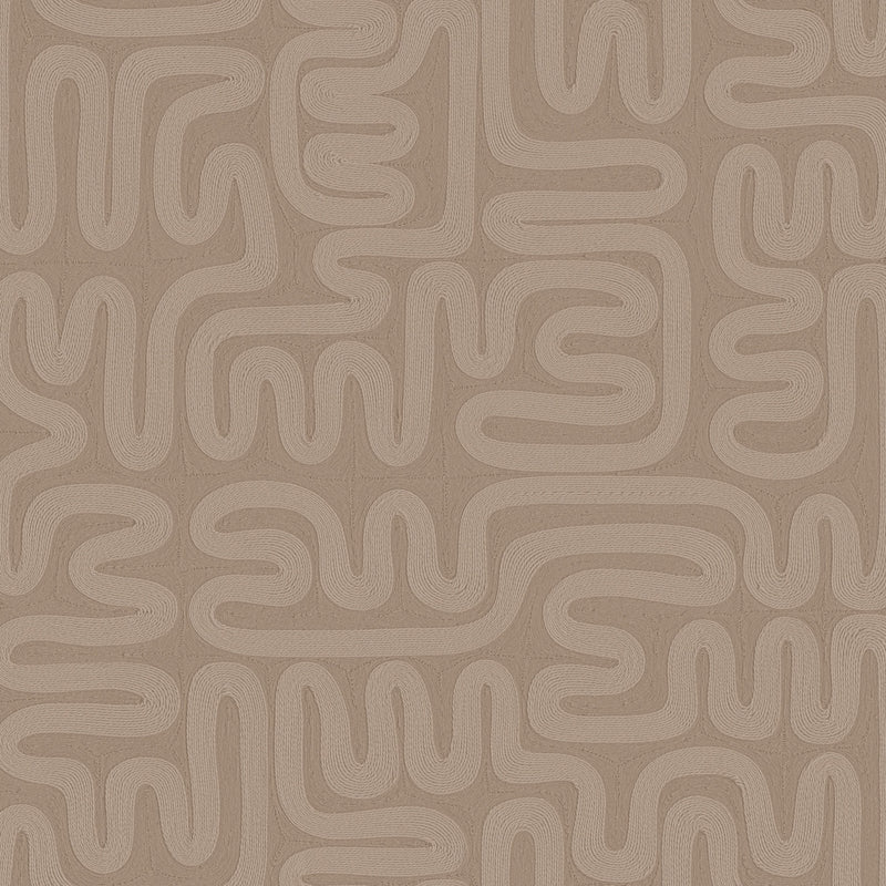 60707 Sarana Tali Taupe Wallpaper By Arte