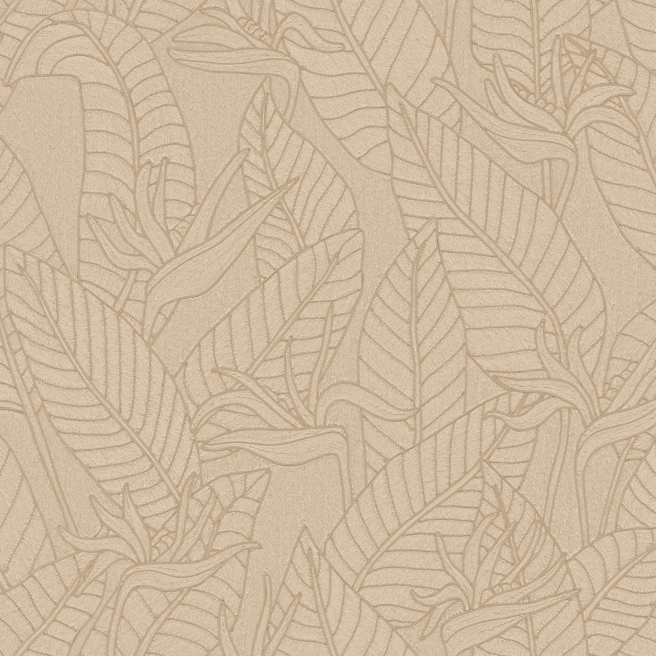 60742 Strelitzia Tali Jute Wallpaper By Arte