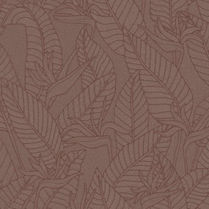 60743 Strelitzia Tali Hickory Wallpaper By Arte
