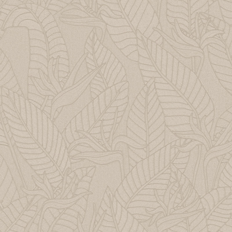 60750 Strelitzia Tali Zinc Wallpaper By Arte
