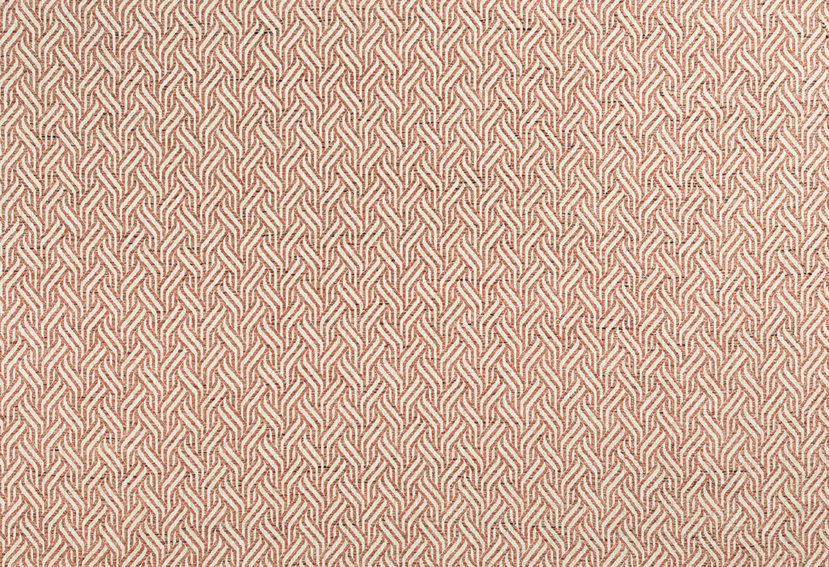 Tangle Terracotta fabric by Christopher Farr Cloth