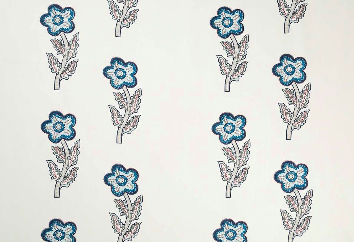 Tasha's Trip Berry fabric by Christopher Farr Cloth