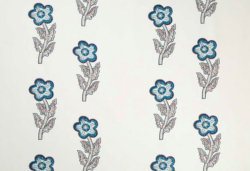 Tasha's Trip Berry fabric by Christopher Farr Cloth