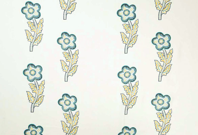 Tasha's Trip Old Blue fabric by Christopher Farr Cloth