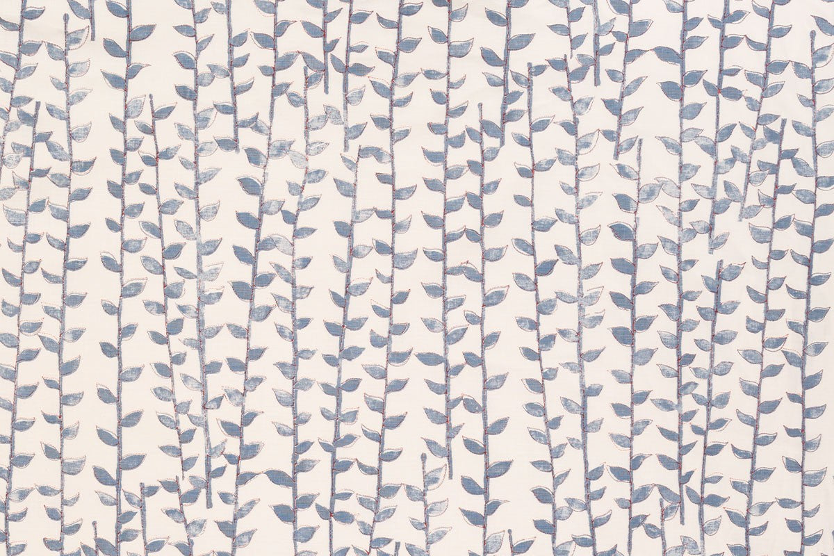 Tea Trail Denim fabric by Christopher Farr Cloth