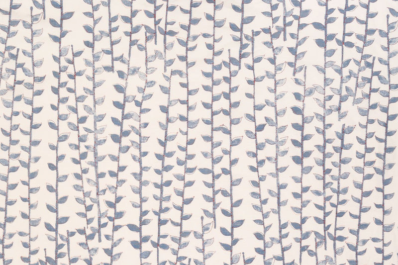 Tea Trail Denim fabric by Christopher Farr Cloth