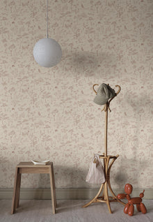 S10641 Terracotta Hollie Familjen Wallpaper by Sandberg