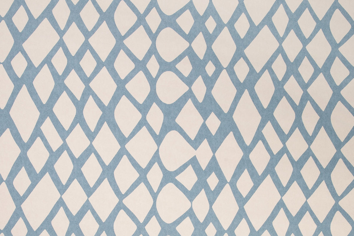 Tesserae Cobalt Wallpaper by Christopher Farr Cloth