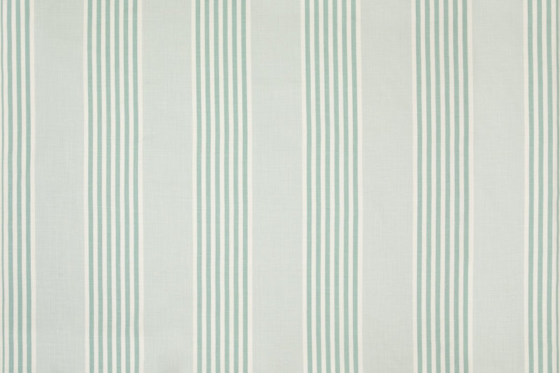 The Hudson Stripe Aqua fabric by Christopher Farr Cloth