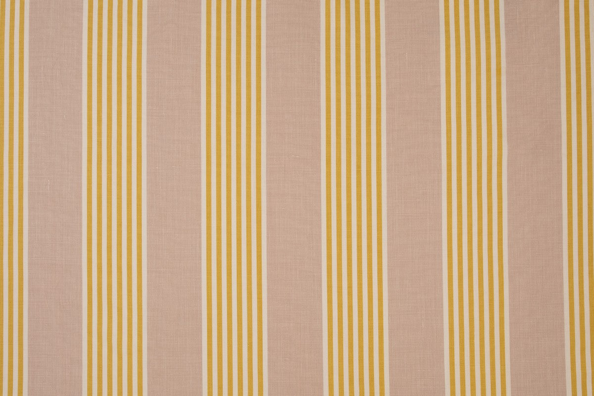 The Hudson Stripe Lemon fabric by Christopher Farr Cloth