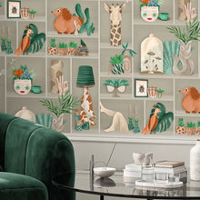 BMWL005/10A The Cabinet Wild Life Wallpaper by Brand McKenzie