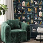 BMWL005/10B The Cabinet Wild Life Wallpaper by Brand McKenzie