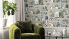 BMWL005/10C The Cabinet Wild Life Wallpaper by Brand McKenzie