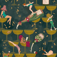 BMGI006/09B The Grand Pour Dirty Olive Wallpaper by Brand McKenzie