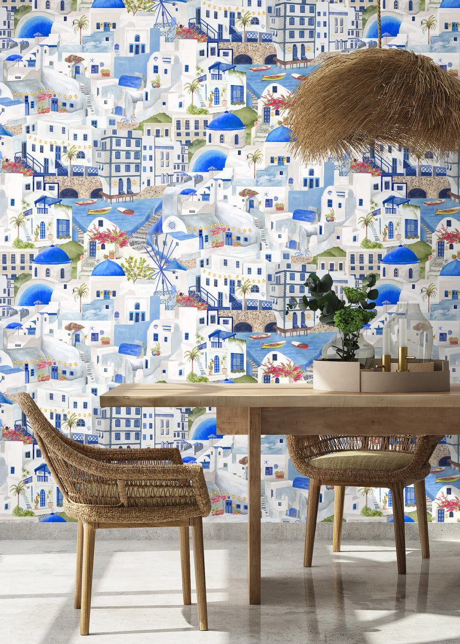 BMPP004/08A The Mediterranean Wallpaper by Brand McKenzie