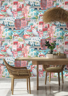 BMPP004/08B The Mediterranean Wallpaper by Brand McKenzie