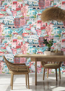BMPP004/08B The Mediterranean Wallpaper by Brand McKenzie