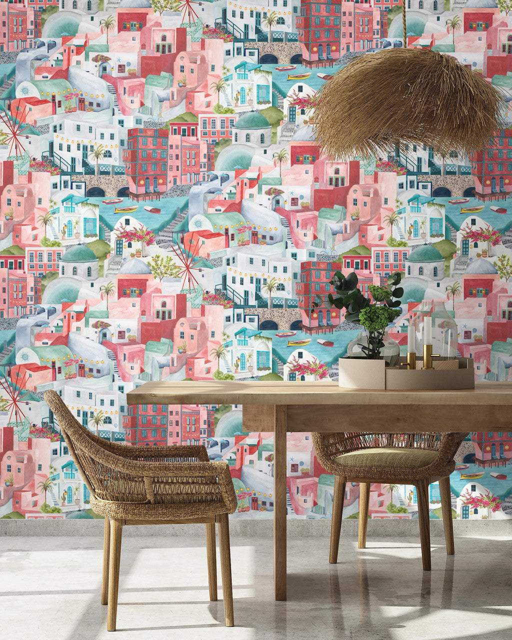 BMPP004/08B The Mediterranean Wallpaper by Brand McKenzie