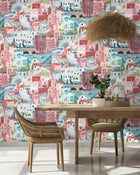 BMPP004/08B The Mediterranean Wallpaper by Brand McKenzie