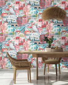 BMPP004/08B The Mediterranean Wallpaper by Brand McKenzie