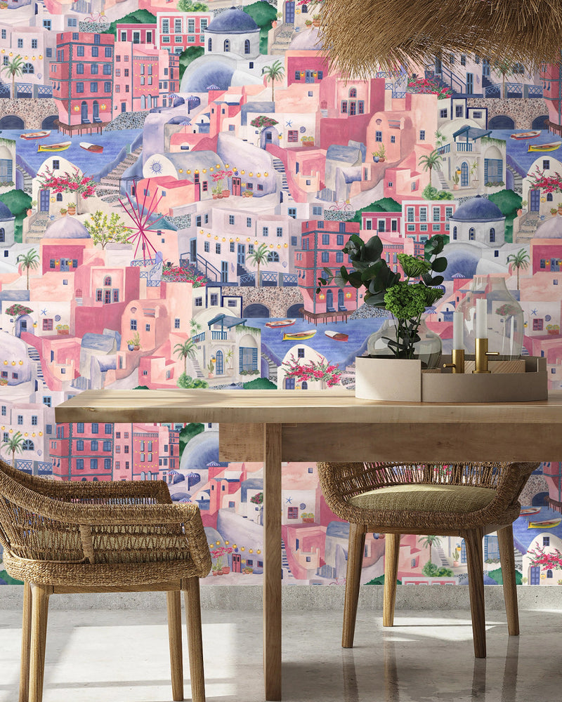 BMPP004/08C The Mediterranean Wallpaper by Brand McKenzie