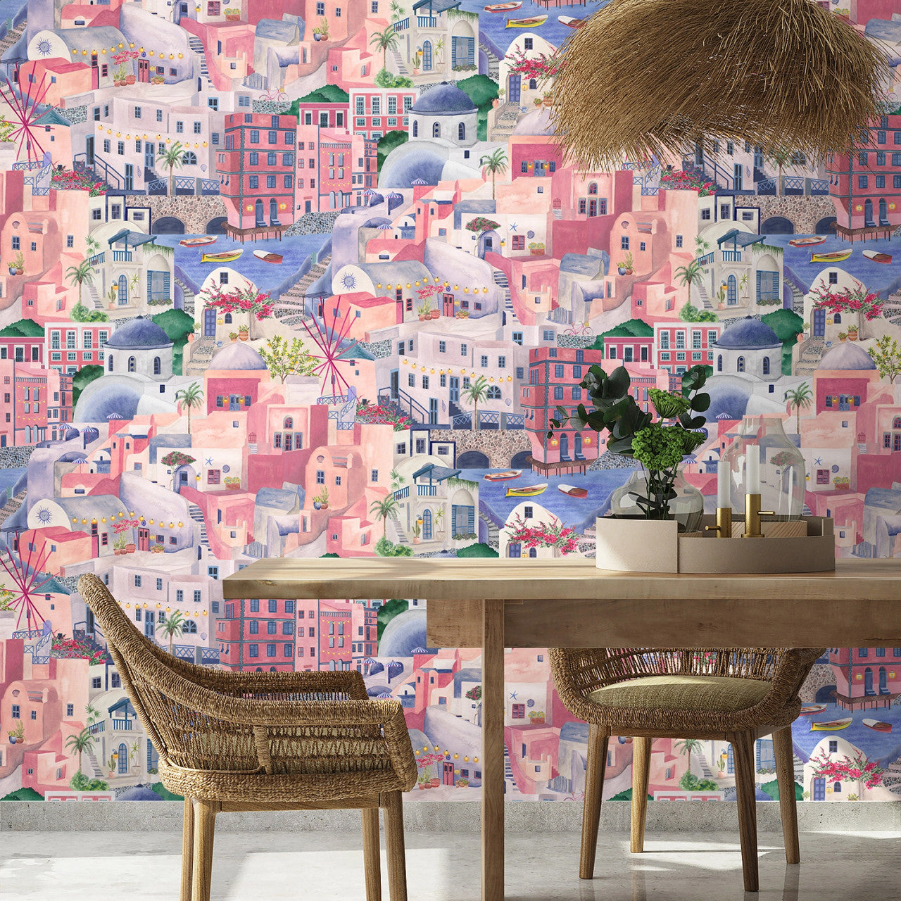 BMPP004/08C The Mediterranean Wallpaper by Brand McKenzie