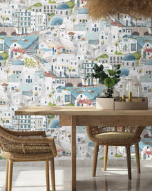 BMPP004/08D The Mediterranean Wallpaper by Brand McKenzie
