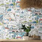 BMPP004/08D The Mediterranean Wallpaper by Brand McKenzie